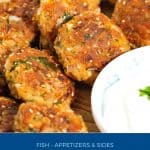 Pinterest image for making fish cakes with tuna.