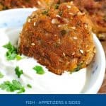 Pinterest image for making patties with canned tuna.