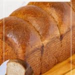 Pinterest image for making sandwich whole grain bread.