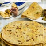 Pinterest image for flatbread with sweet potato.