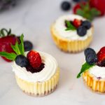Mini Cheesecakes – Blueberry