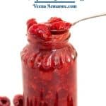 Raspberry fruit fillings for cakes pies, desserts.