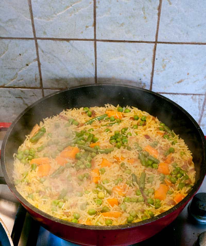 Quick One Pot Vegetable Rice Veena Azmanov