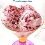 Pinterest image for no churn ice cream.