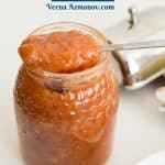 Pinterest image for plum jam.