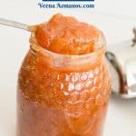Pinterest image for plum jam.