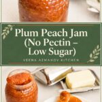 Pinterest image for Plum Peach Jam.