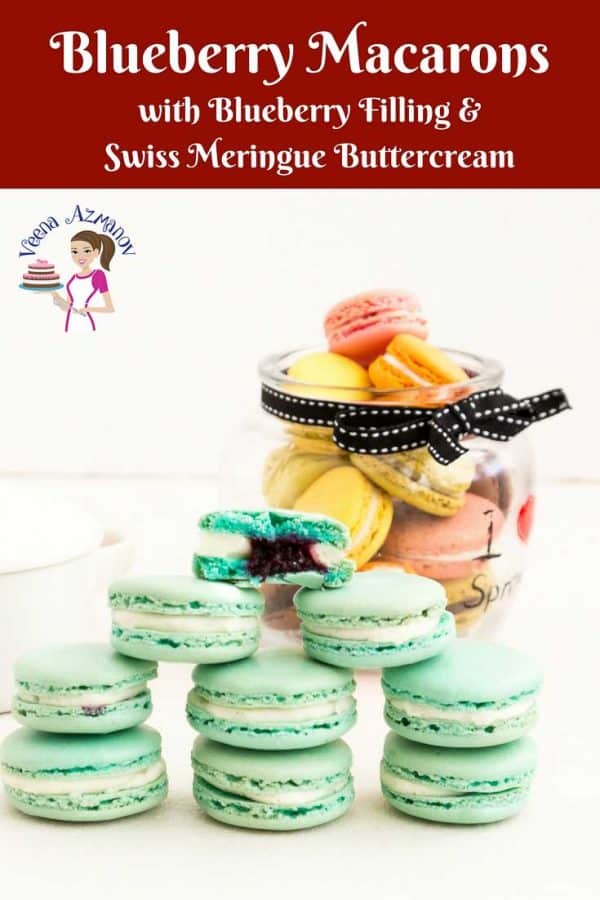 Pinterest image for French macarons