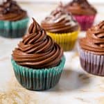 Chocolate Frosted cupcakes.