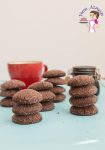 An image optimized for social sharing for these chocolate shortbread cookies made with just six simple ingredients and five minutes to mix. The best shortbread cookies.