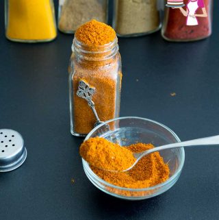 Curry powder spice mix.