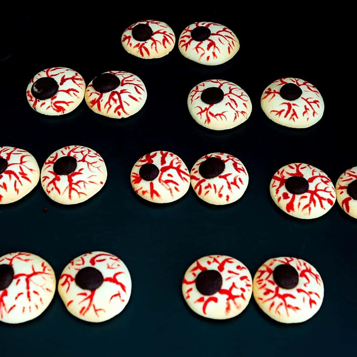 Eyeball Halloween Cookies