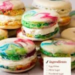 Pinterest image for French Macarons.