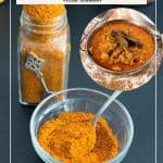 Pinterest image for curry powder Indian spice mix.