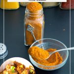 Pinterest image for curry powder Indian spice mix.