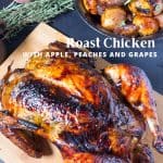 Pinterest image for Roast Chicken with Maple and Balsamic.