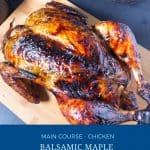 Pinterest image for roast chicken.