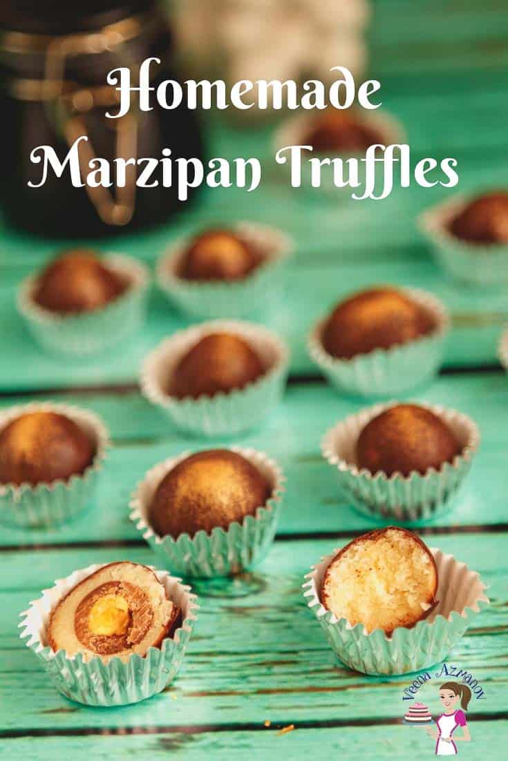 The best homemade marzipan truffles in 15 minutes weather you make the from scratch or semi-homemade