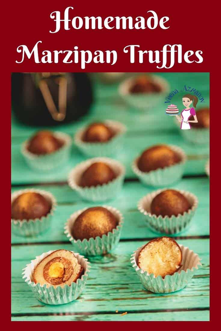 The best homemade marzipan truffles in 15 minutes whether you make the from scratch or semi-homemade