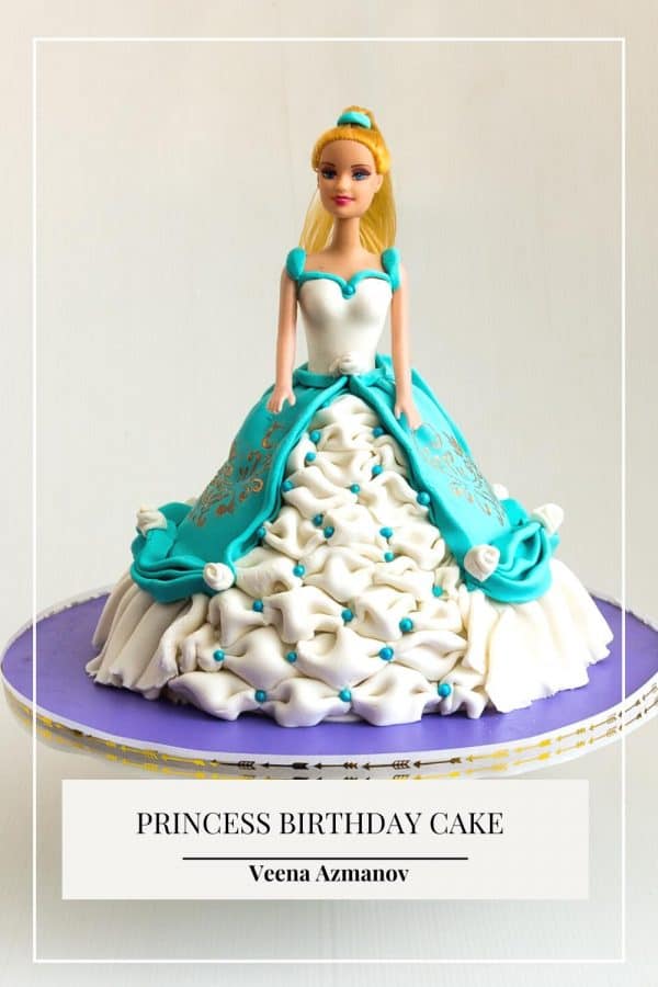 Princess cake image for Pinterest.