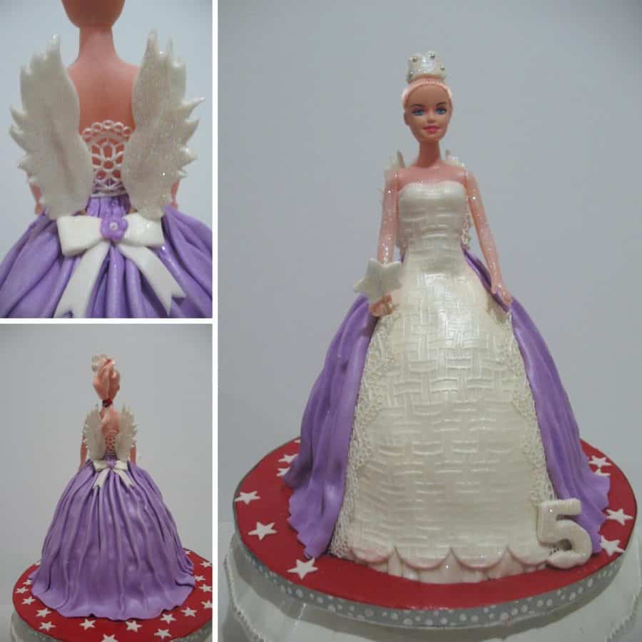 Princess cake collage.