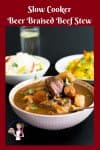 A bowl of beef stew.