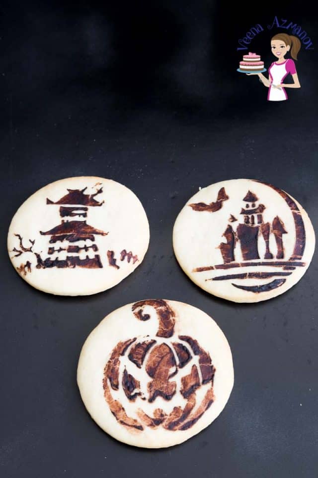 Stenciled Halloween Sugar Cookies Video Tutorial Veena Stenciled Halloween Sugar Cookies Video Tutorial Veena