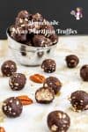 Homemade pecan marzipan truffles make perfect gifts to family and friends this holiday season with this step by step video tutorial.