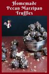 Homemade pecan marzipan truffles make perfect gifts to family and friends this holiday season with this step by step video tutorial.