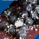 Pinterest image for marzipan truffles