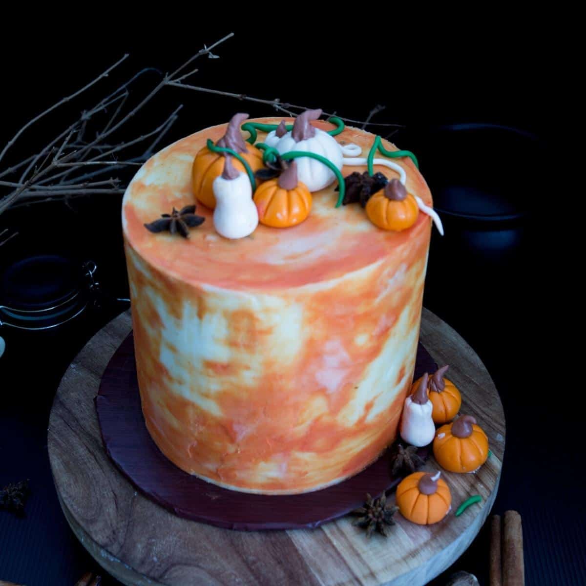 Moist Pumpkin Cream Cake Recipe