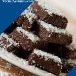 Pinterest image for chocolate fudge