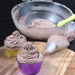 Pinterest image for chocolate frosting.
