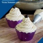 Pinterest image for coffee buttercream