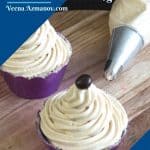 Pinterest image for buttercream frosting