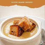Pinterest image for crockpot slow cooker potato soup.