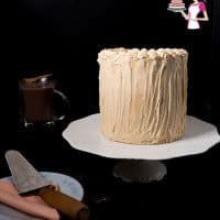 This cafe latte cake with coffee buttercream is a vanilla butter based cake with cafe latte for flavor. Best Coffee Layer Cake Recipe