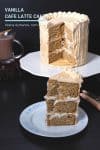 This cafe latte cake with coffee buttercream is a vanilla butter based cake with cafe latte for flavor. Best Coffee Layer Cake Recipe