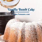 Pinterest image for bundt cake vanilla.