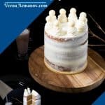 Pinterest image for brown butter cake