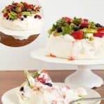Pinterest image for pavlova.