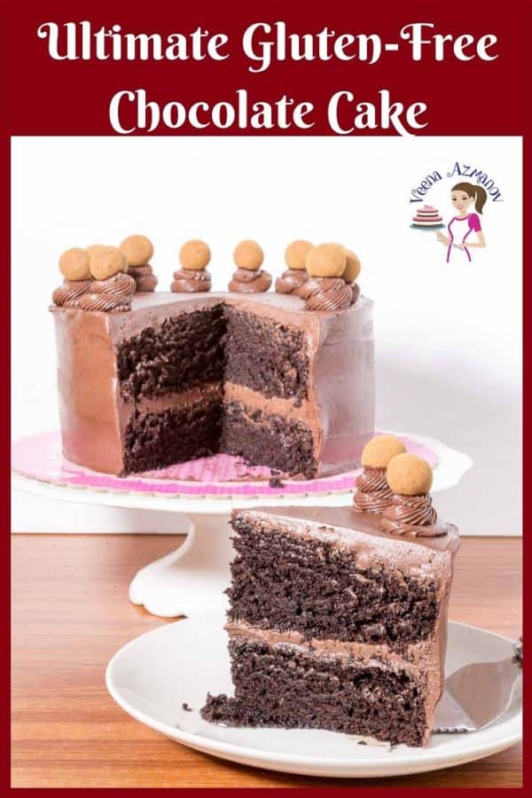 Best Gluten-Free Cake, Chocolate Cake with Gluten-free Chocolate Frosting