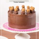 Pinterest image for gluten free cake.
