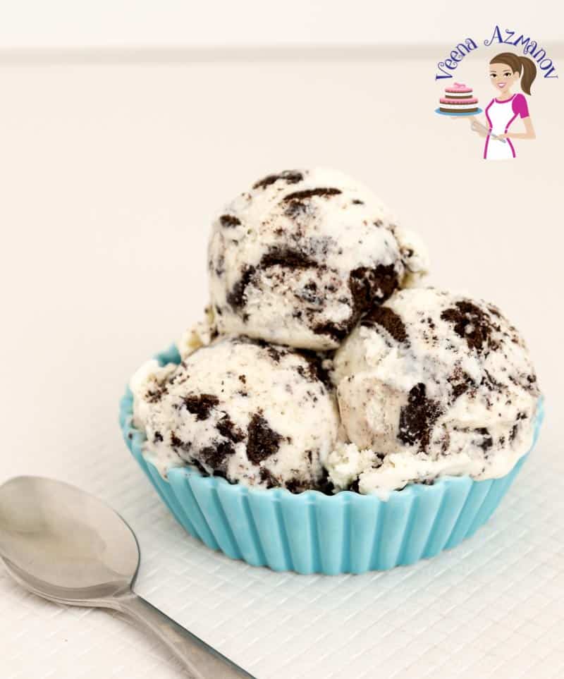 Homemade No-Churn Oreo Cookies Ice Cream