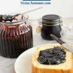 Blueberry jam without pectin Pinterest image.