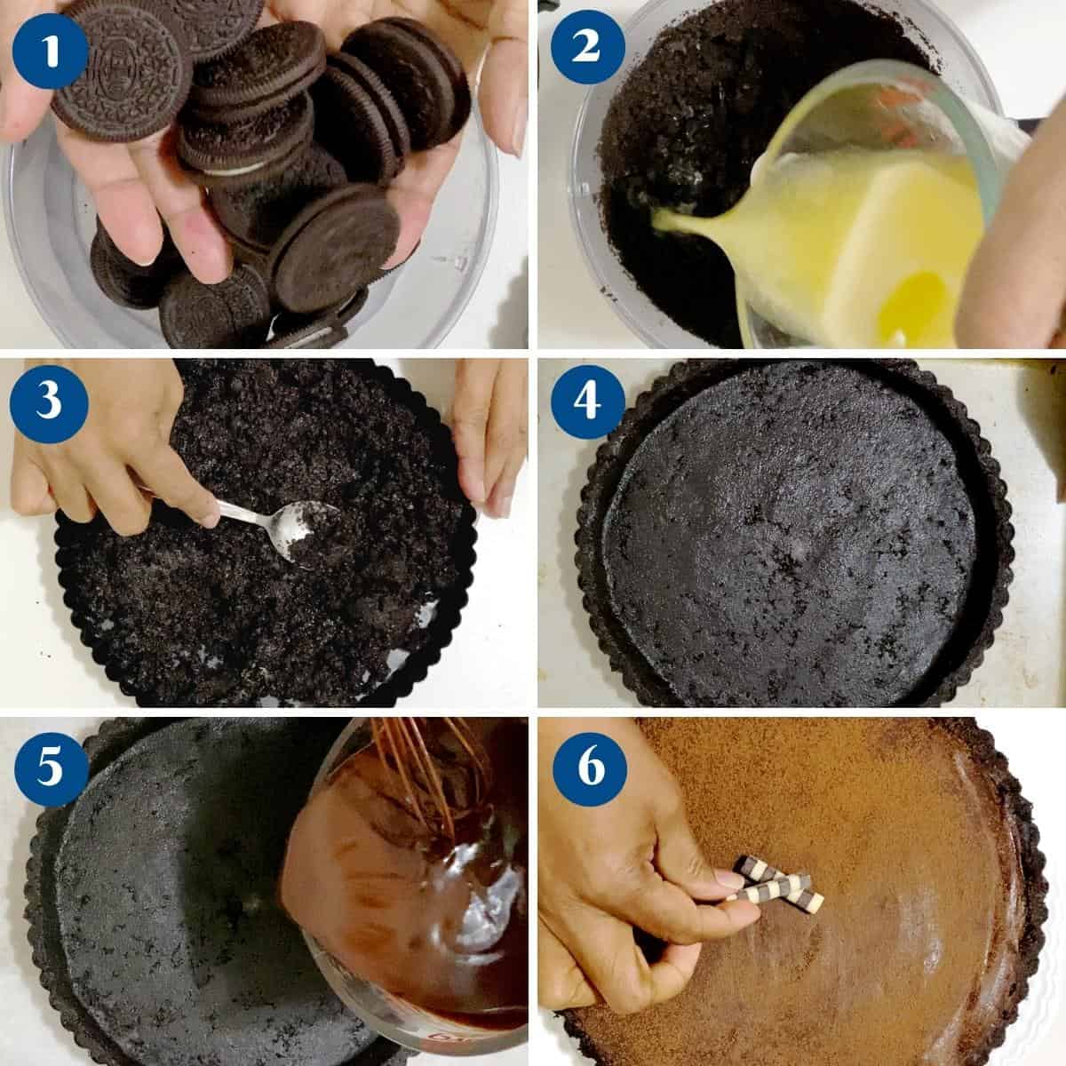 Pinterest image for cookie crust.