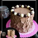 Pinterest image for Layer cake with Kahlua.