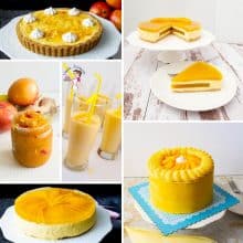 Collage for recipes made using mango.