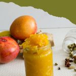 Pinterest image for Sweet Mango Chutney Recipe.