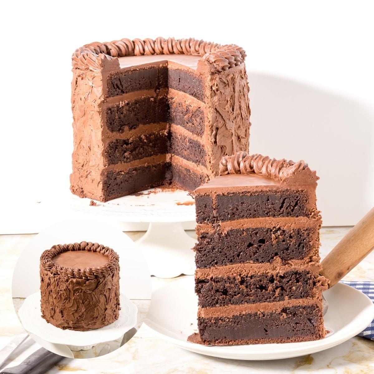 8-inch Chocolate Fudge Cake